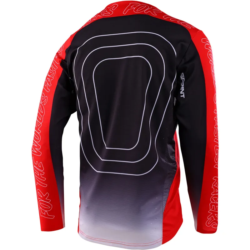 Troy Lee Designs Youth Sprint Jersey Richter Red-1